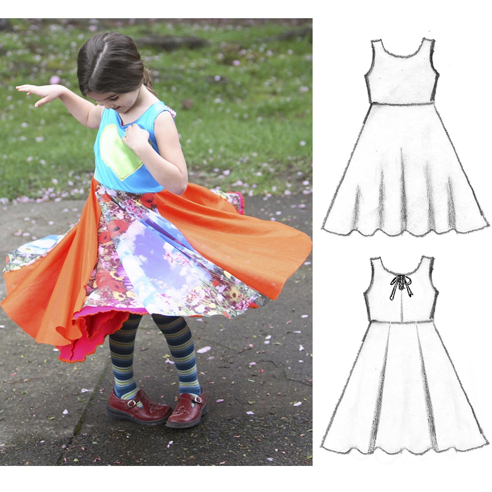 Design Your Own Original Reversible Twirly Dress®!