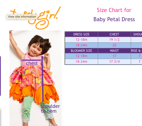 Baby Petal Dress | Ring Around the Posie