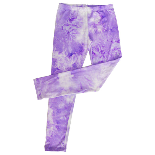 Full Length Leggings | Violet Snowflakes